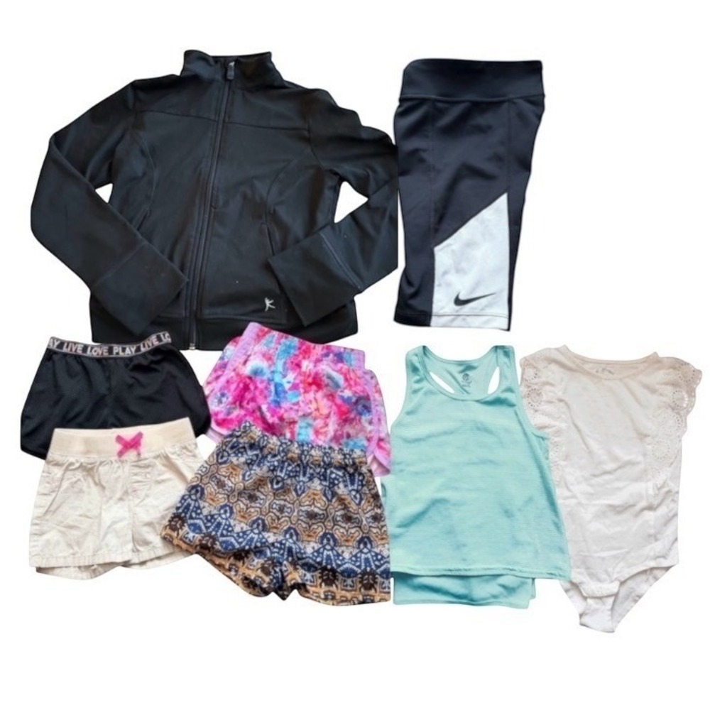 Nike Danskin Champion Girls 6 6X Activewear LOT/8 Casual Gym Variety Playwear